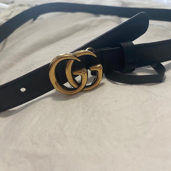 Gucci Leather Belt with Double G Buckle - Picture 5 of 8